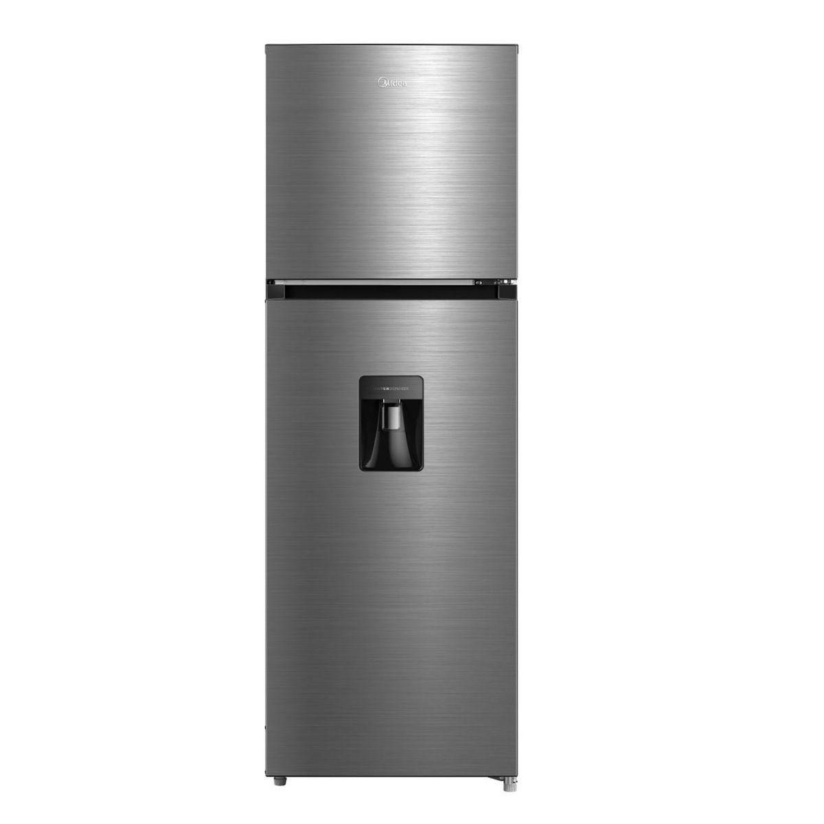 MIDEA - Refrigeradora Top Mount No Frost 338l Inox Mdrt489mtr46pew