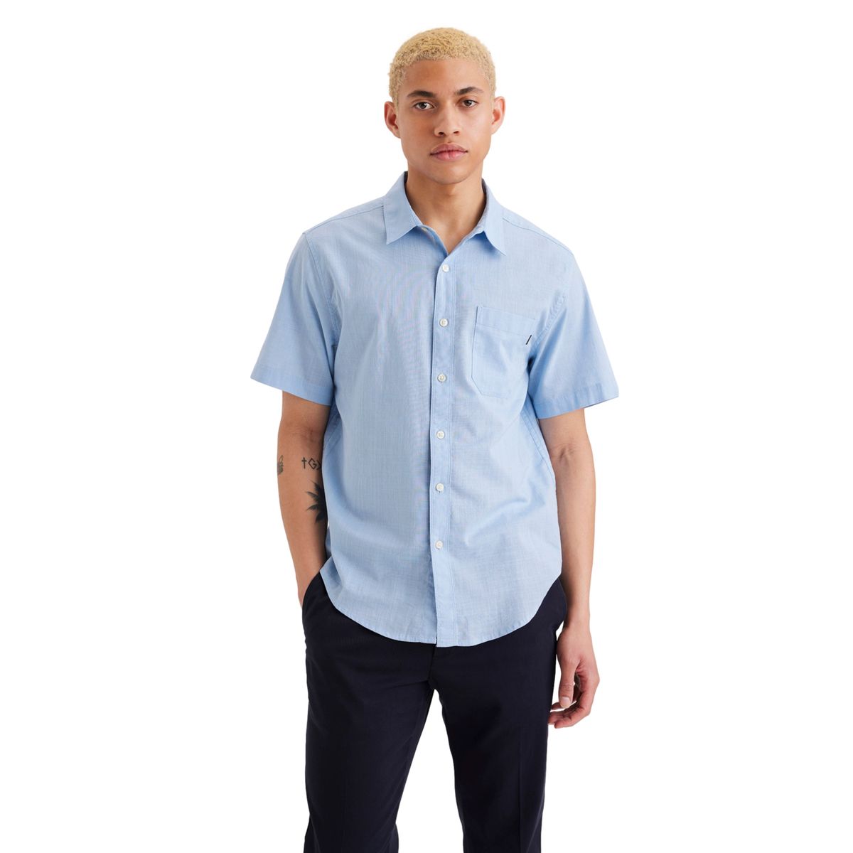 DOCKERS - Camisa Manga Corta 100% Algodón Hombre Dockers 