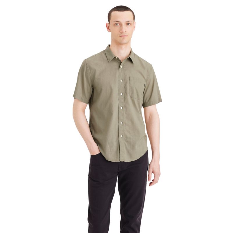 DOCKERS - Camisa Manga Corta 100% Algodón Hombre Dockers 