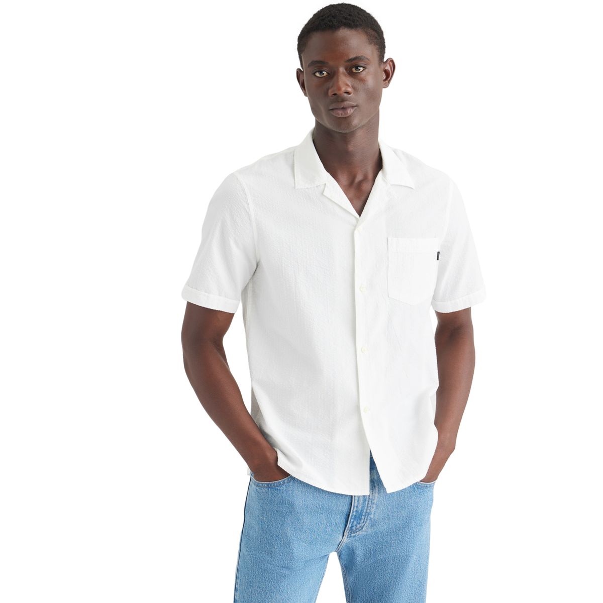 DOCKERS - Camisa Manga Corta 100% Algodón Hombre Dockers