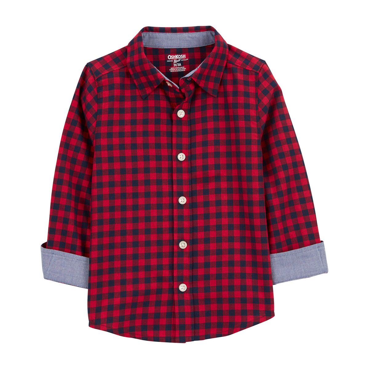 OSHKOSH - Camisa Niño Algodón