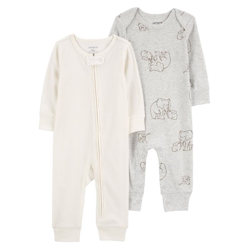 CARTER'S - Overol Pack X2 Bebé Unisex Carters