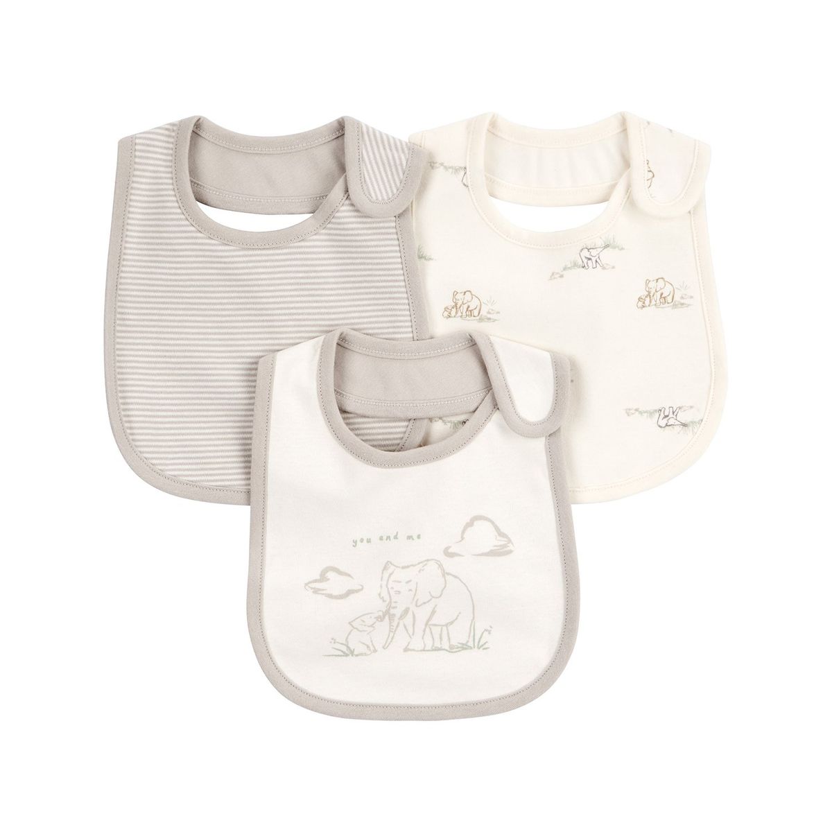 CARTER'S - Babero Bebé Niño Niña Pack X3 Carters
