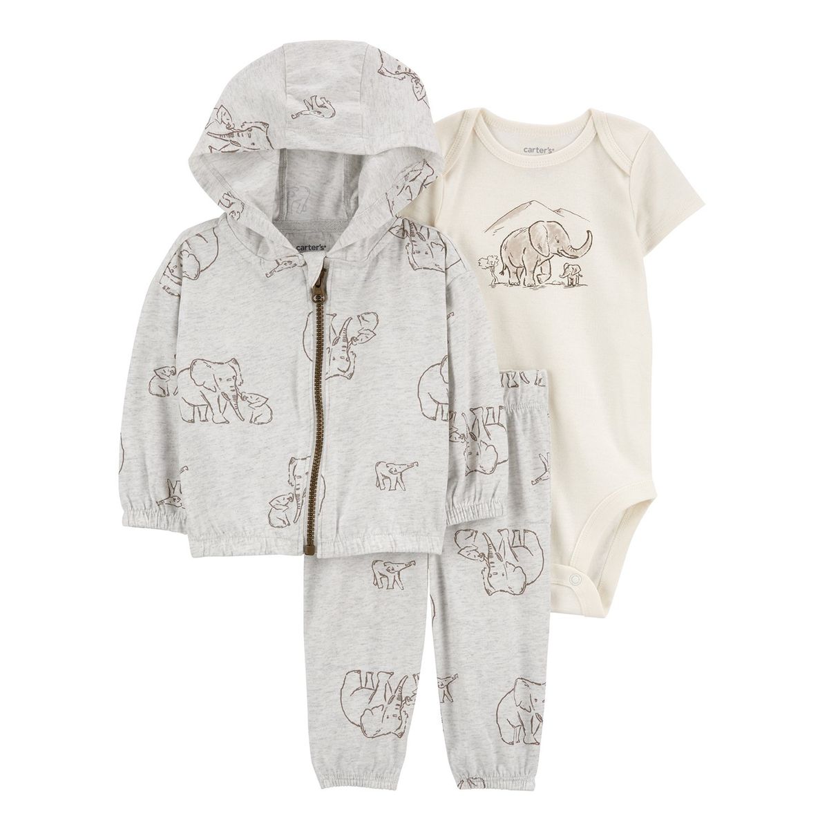CARTER'S - Conjunto Bebé Unisex 3 Piezas Algodón Carters