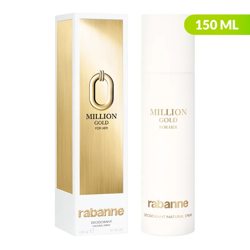 RABANNE - Rabanne Million Gold Deodorant Spray 150 Ml Mujer