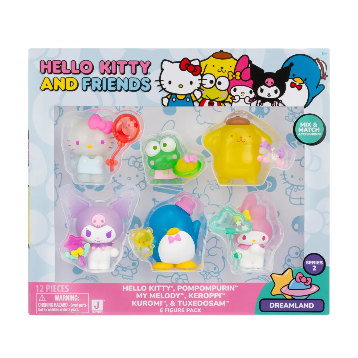 HELLO KITTY - Figuras Pack X6 Hello Kitty
