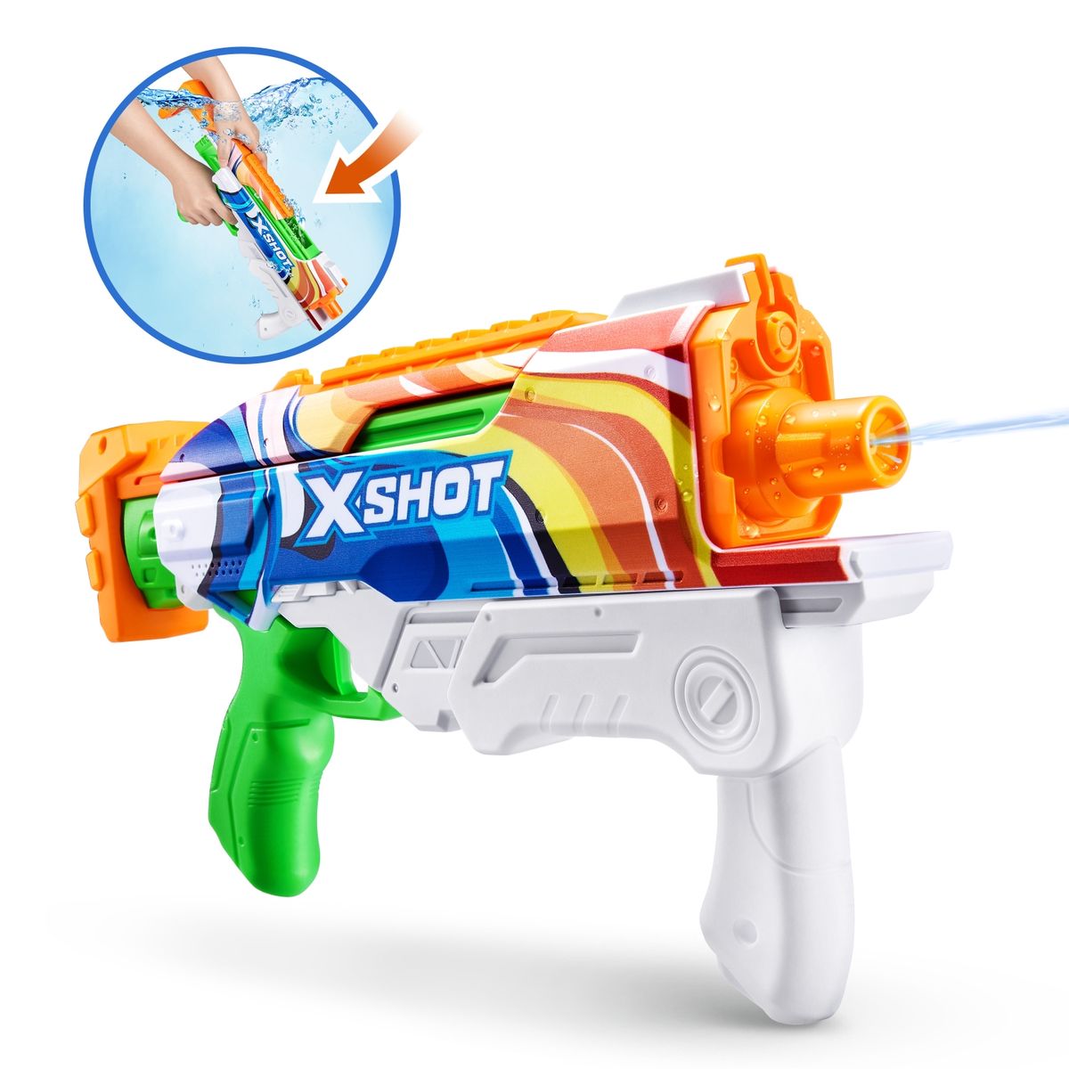 X-SHOT - Lanzador Agua Hyper Carga Asst