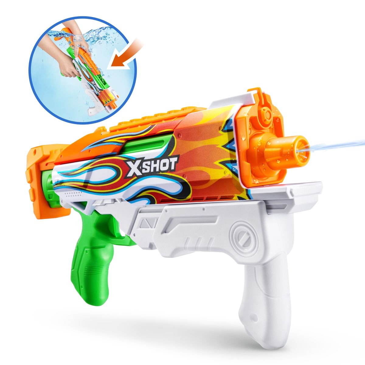 X-SHOT - Lanzador Agua Hyper Carga Asst