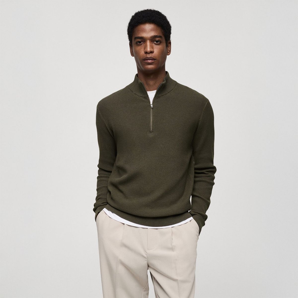 MANGO - Cardigan Casual Hombre Mango