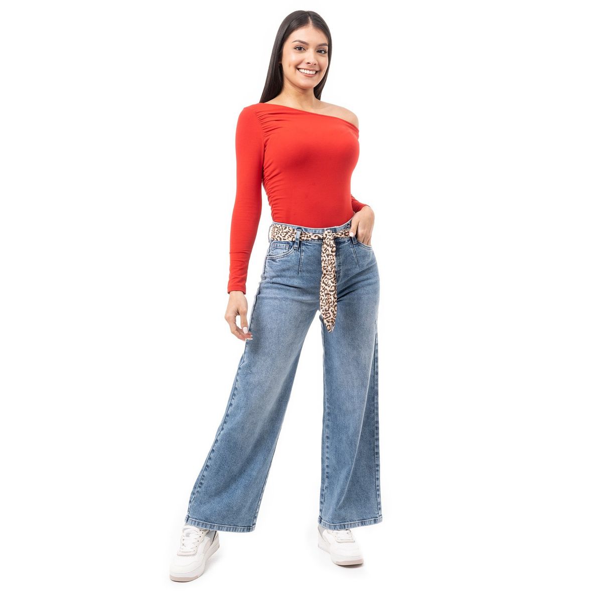 PIONIER - Jean Wide Algodón Mujer Pionier