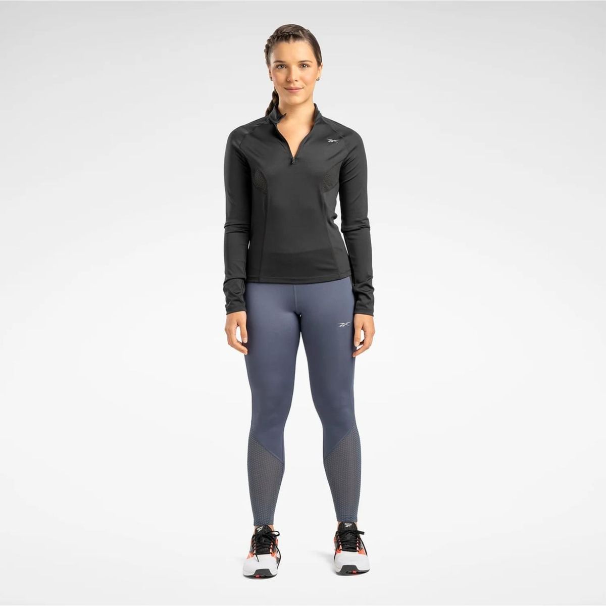 REEBOK - Casaca Mujer Reebok Running 1/4 Zip