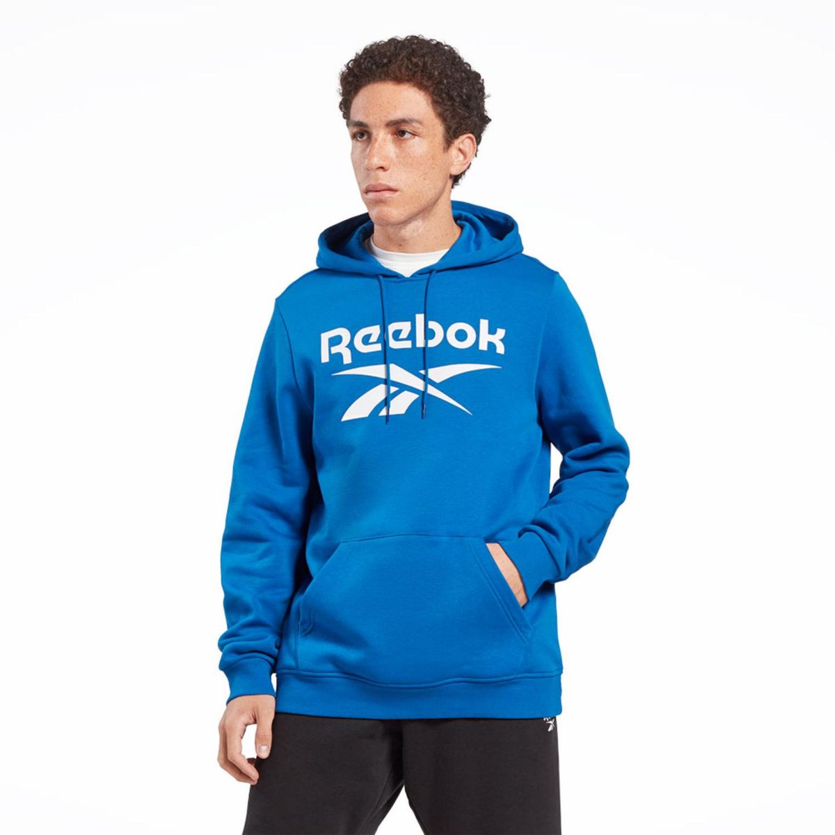 REEBOK - Polera Hombre Reebok Identity Big Logo Fleece Hoodie