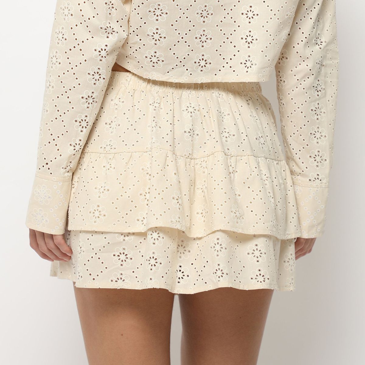 SYBILLA - Falda Corta 100% Algodón Mujer Sybilla