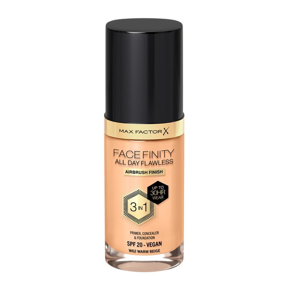MAX FACTOR - Base de maquillaje Facefinity All Day Flawless 3 en 1
