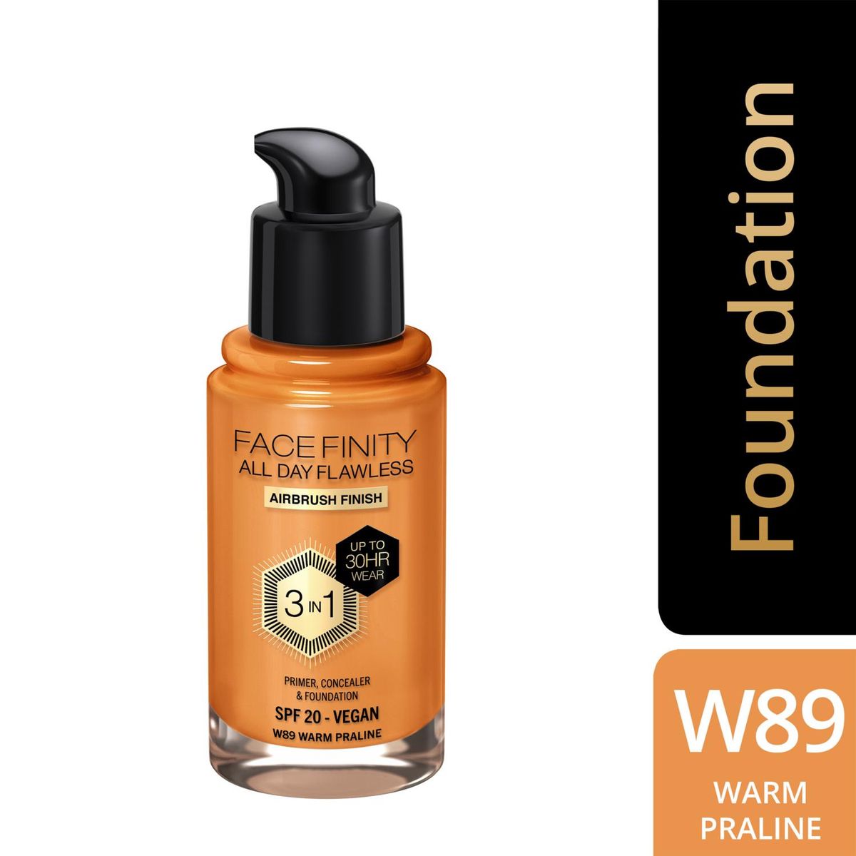 MAX FACTOR - Base de maquillaje Facefinity All Day Flawless 3 en 1