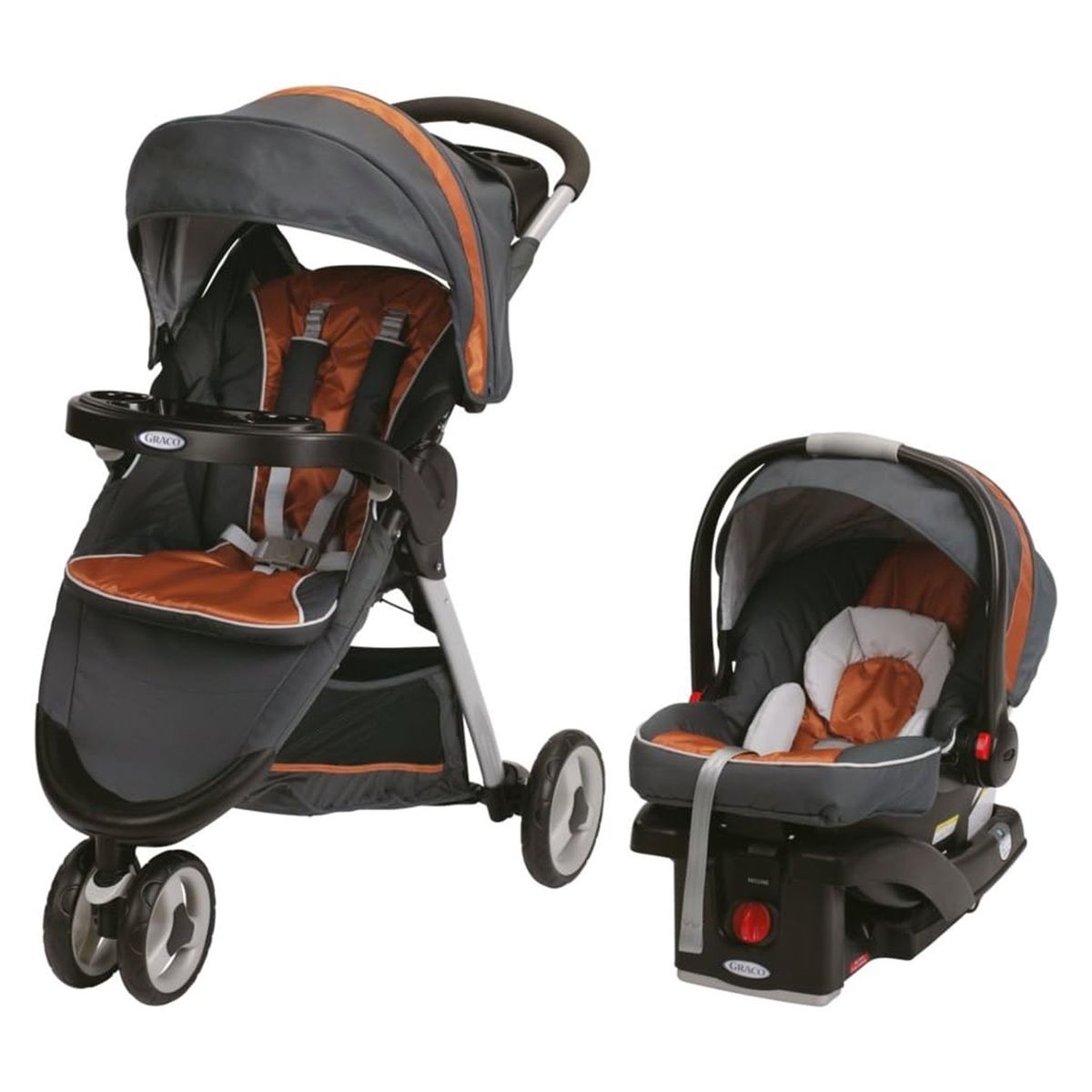 GRACO - Coche Travel System Sport Tangerine Graco