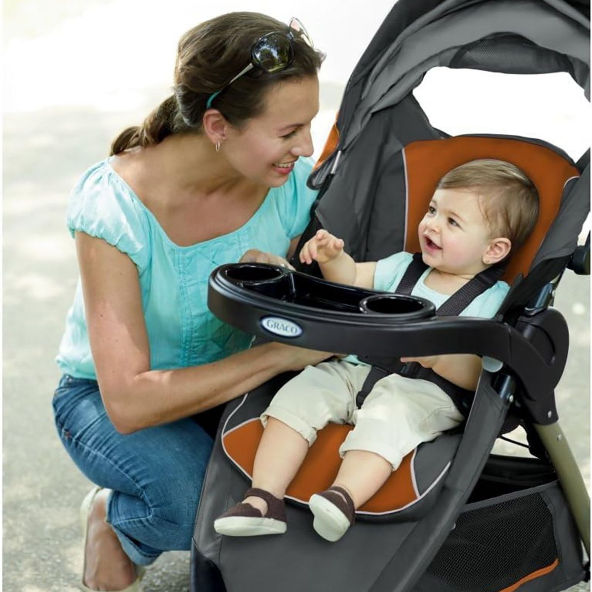 GRACO - Coche Travel System Sport Tangerine Graco