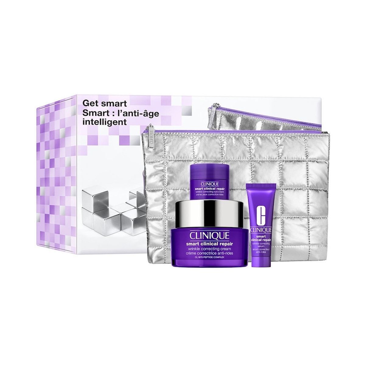 CLINIQUE - Set Clinique Crema Hidratante Smart Rutina Antiedad