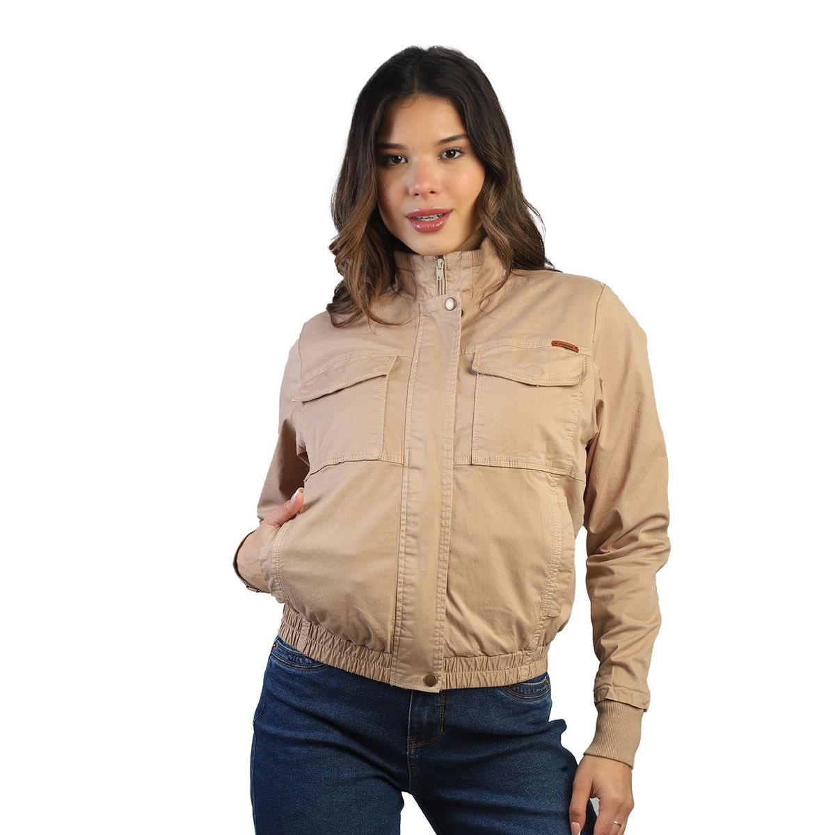 FORDAN JEANS - Casaca Casual Algodón Mujer Fordan Jeans