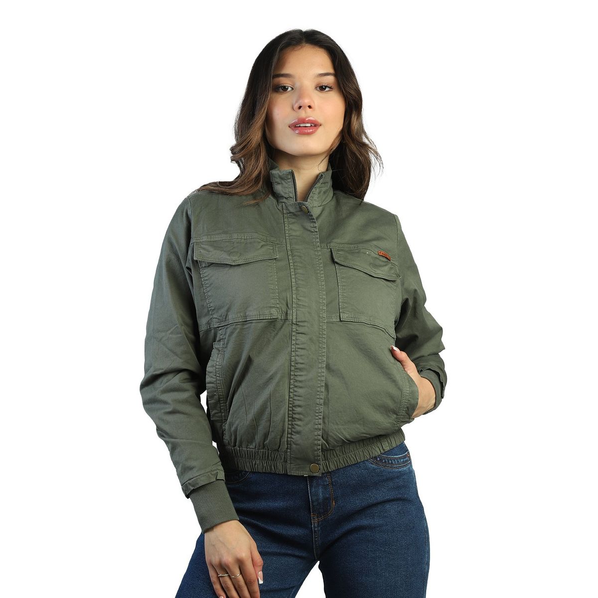 FORDAN JEANS - Casaca Casual Algodón Mujer Fordan Jeans