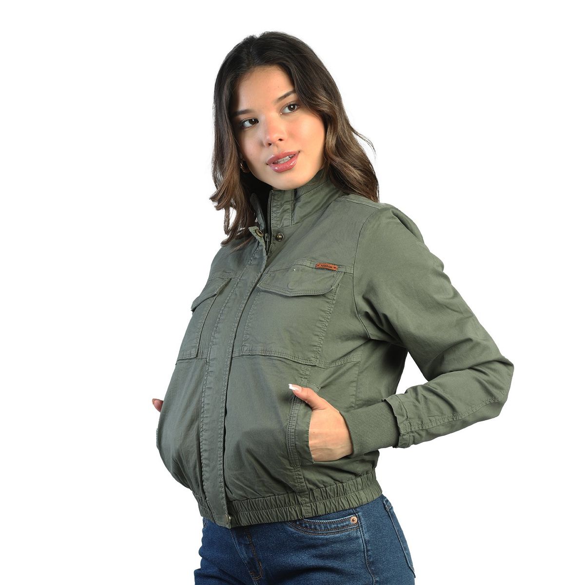 FORDAN JEANS - Casaca Casual Algodón Mujer Fordan Jeans