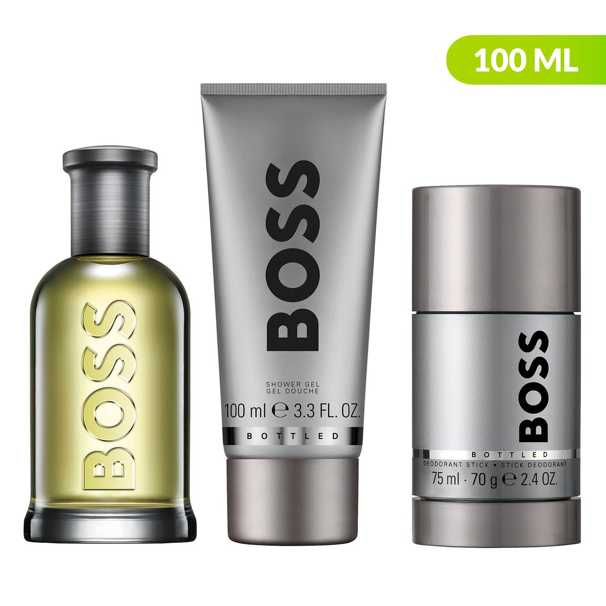 HUGO BOSS - Set Boss Bottled Eau De Toilette 100ml Hombre