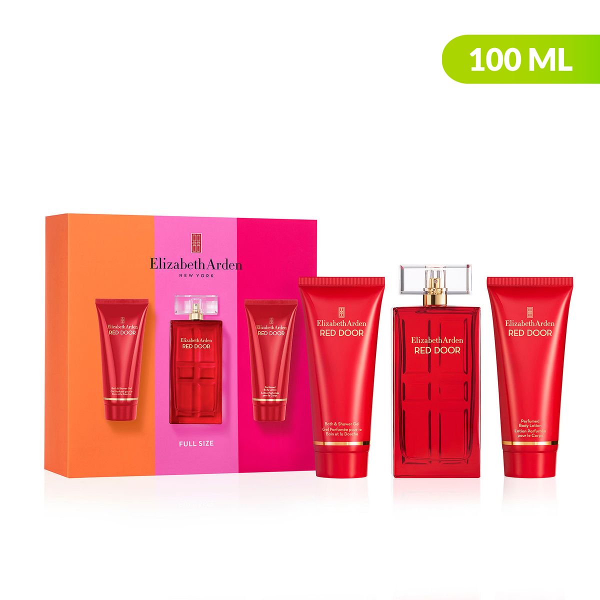 ELIZABETH ARDEN - Set Red Door Eau De Toilette 100ml+body Lotion 100ml+ Body Shower 100 Ml 