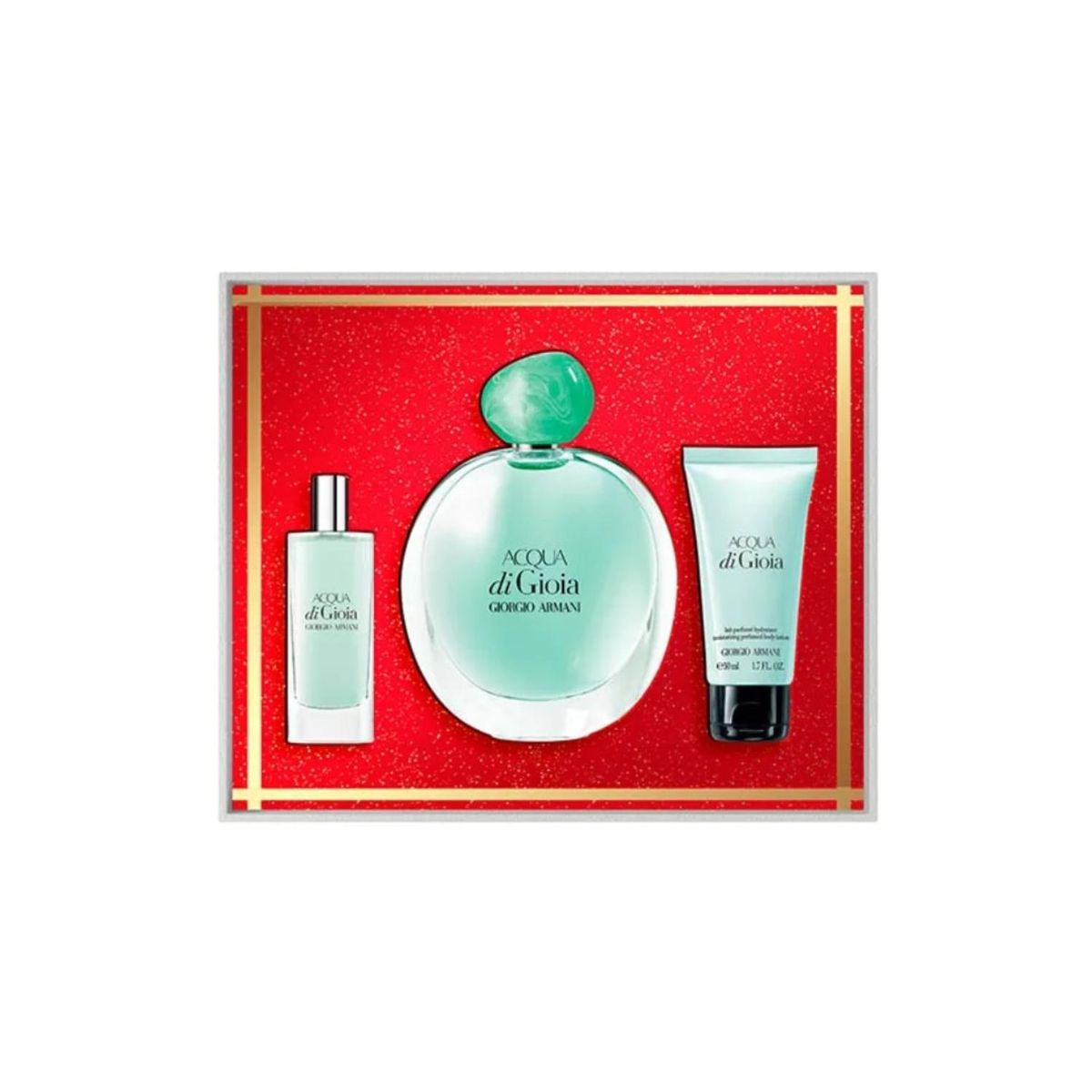 GIORGIO ARMANI - Estuche Acqua Di Gioia Edp 100 Ml + 10 Ml + Body Lotion 50 Ml Mujer
