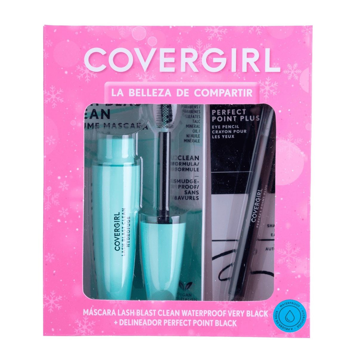 COVERGIRL - Set De Maquillaje Máscara Lash Blast Clean Wp Black + Delineador Perfect Point Black