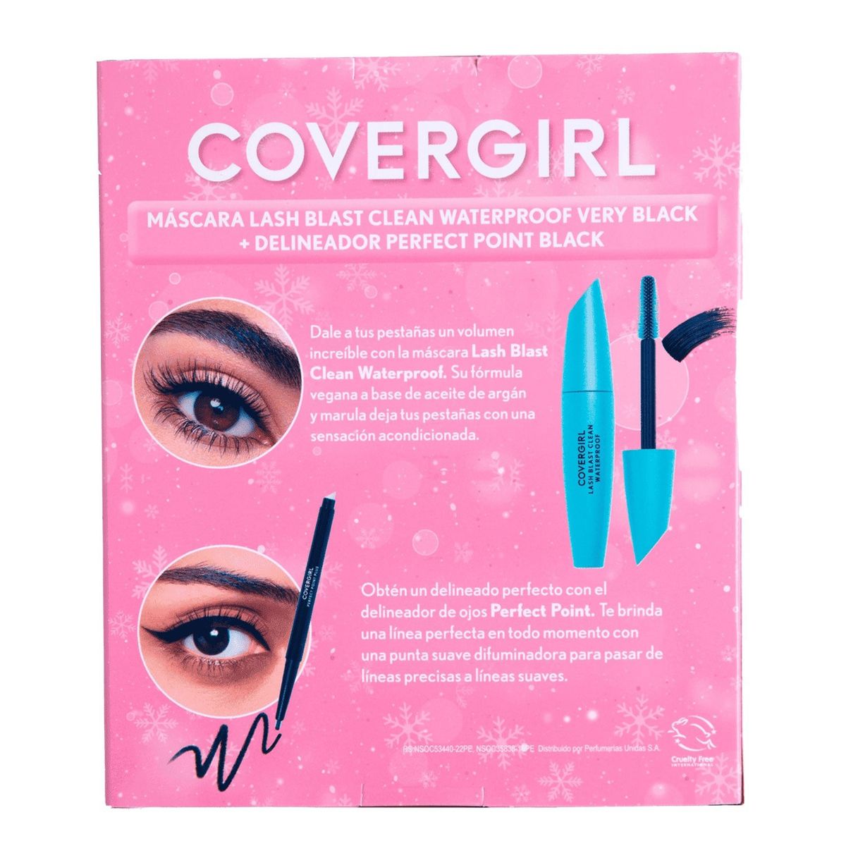 COVERGIRL - Set De Maquillaje Máscara Lash Blast Clean Wp Black + Delineador Perfect Point Black
