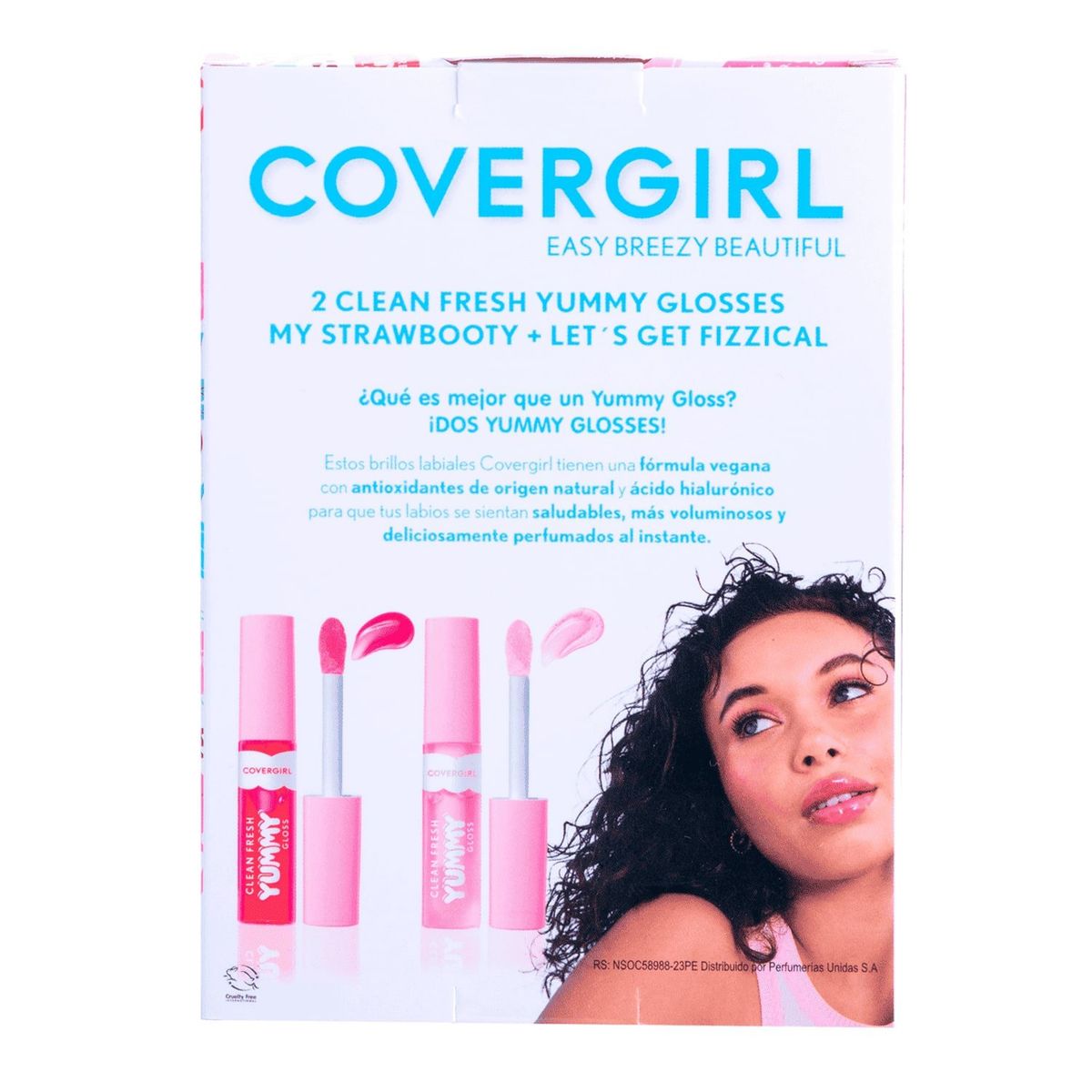 COVERGIRL - Set De 2 Yummy Gloss My Strawbooty +  Let´s Get Fizzical