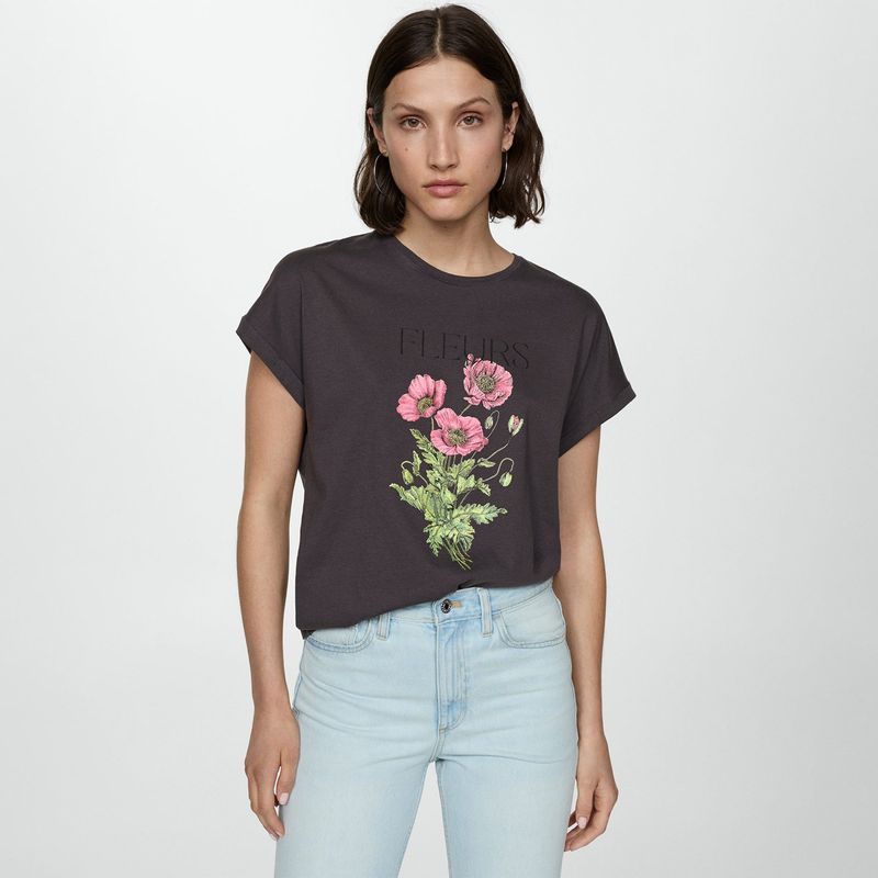 MANGO - Polo Manga Corta 100% Algodón Mujer Mango