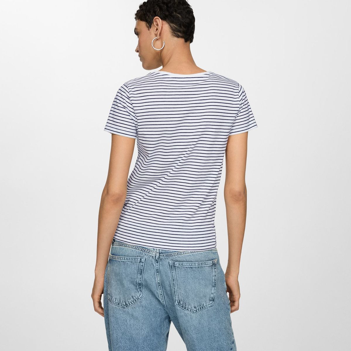 MANGO - Polo Manga Corta 100% Algodón Mujer Mango