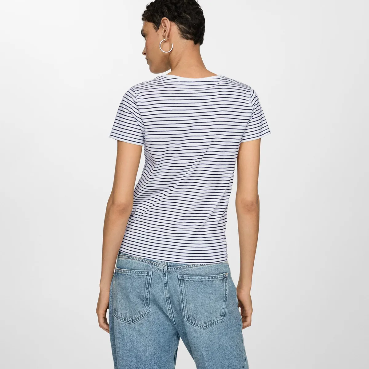 MANGO - Polo Manga Corta 100% Algodón Mujer Mango