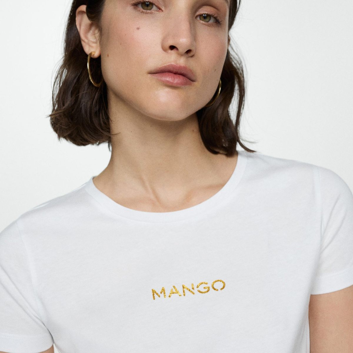 MANGO - Polo Manga Corta 100% Algodón Mujer Mango