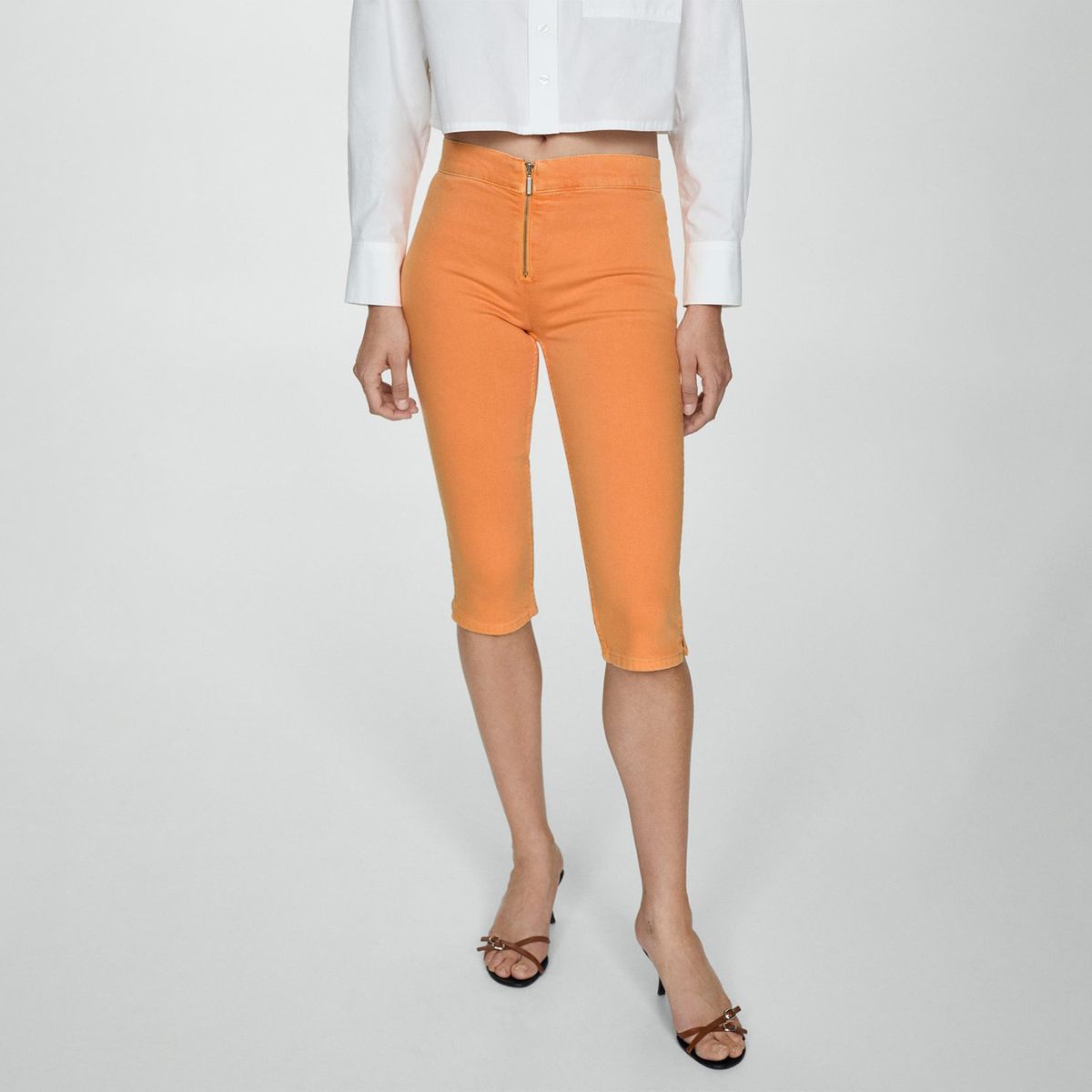 MANGO - Jean Skinny Tiro Alto Mujer Mango