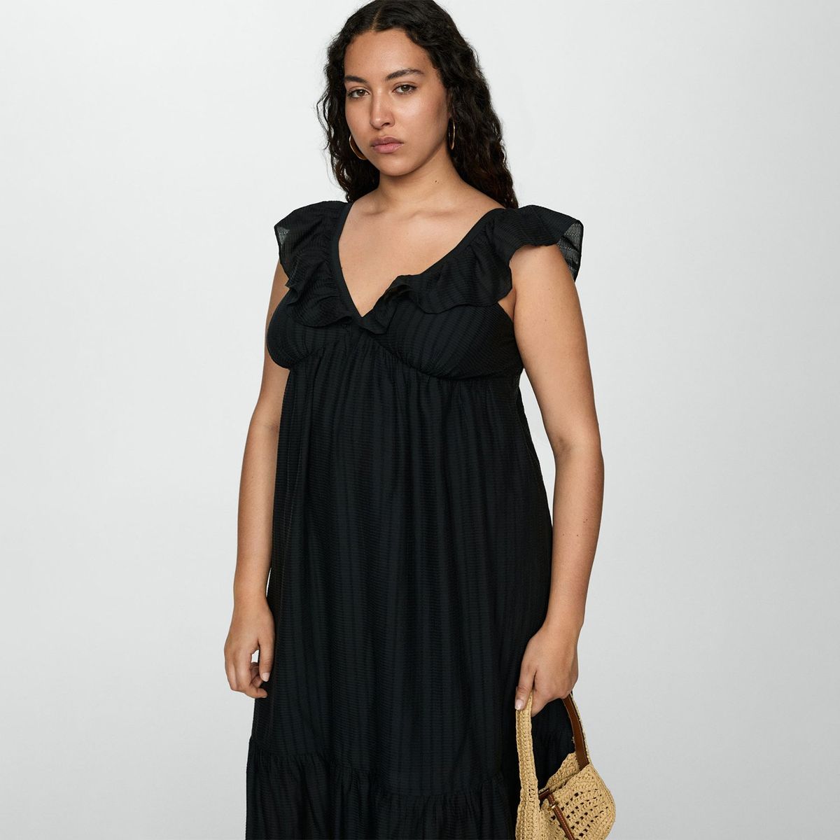 MANGO - Vestido Largo Mujer Mango