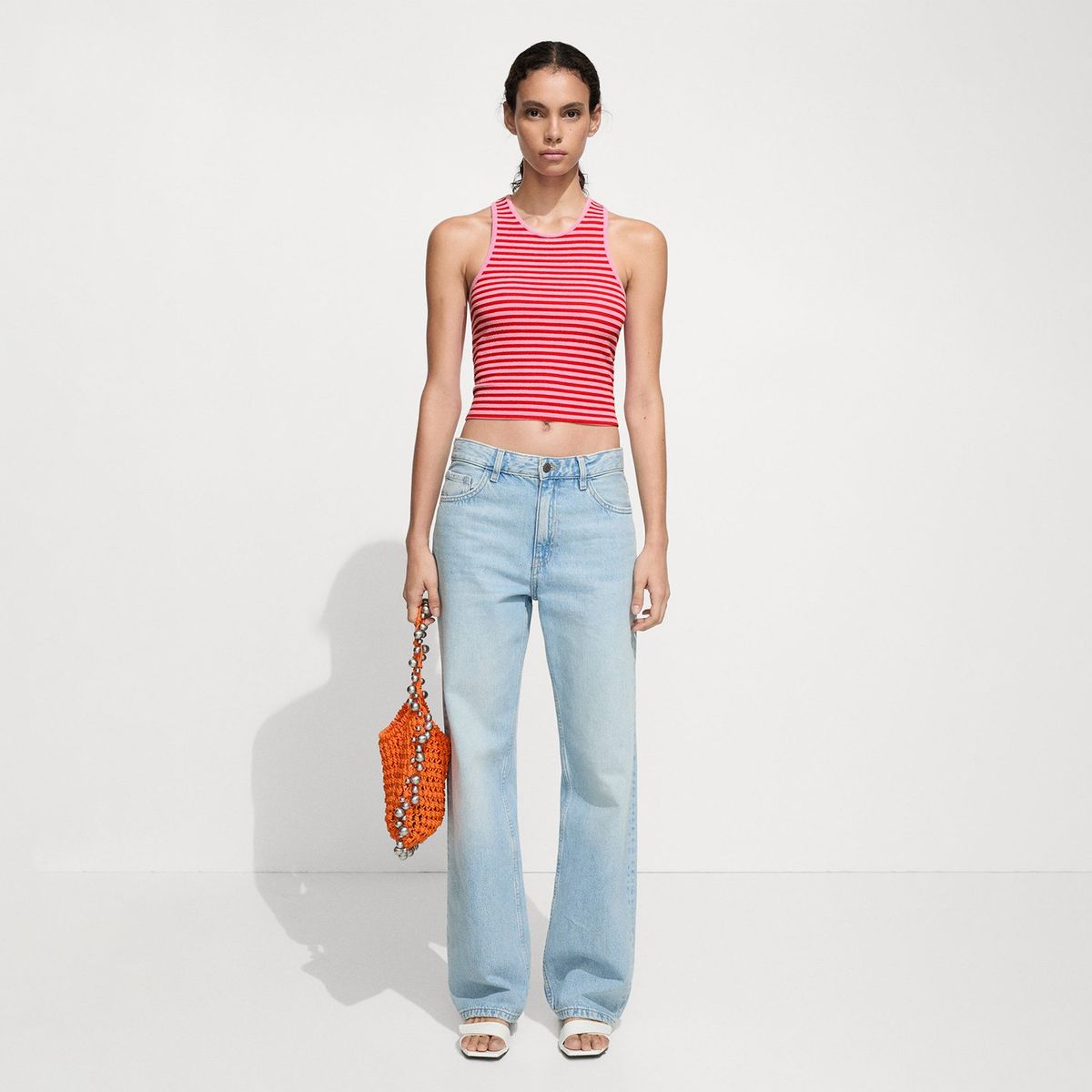 MANGO - Top Sin Mangas Mujer Mango