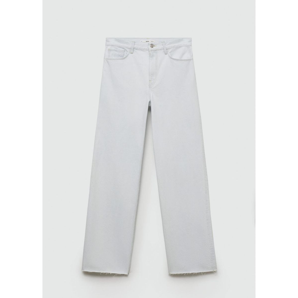 MANGO - Jean Wide 100% Algodón Mujer Mango