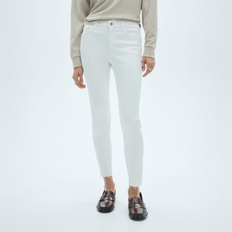 MANGO - Jean Skinny Tiro Alto Mujer Mango