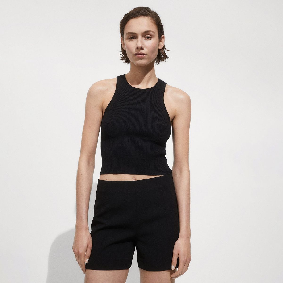 MANGO - Top Sin Mangas Mujer Mango