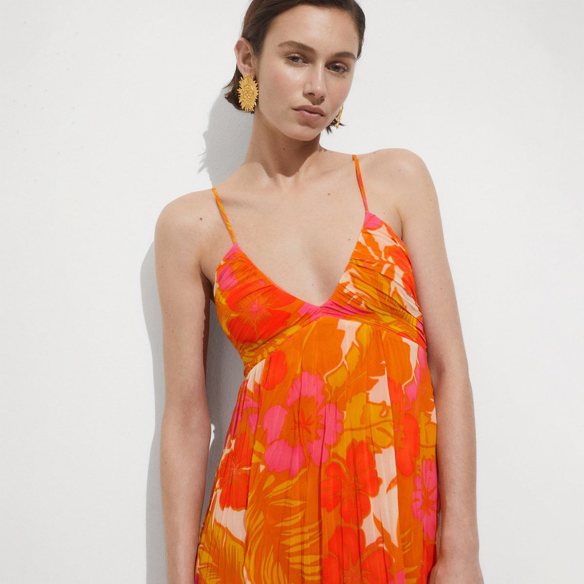 MANGO - Vestido Largo Mujer Mango