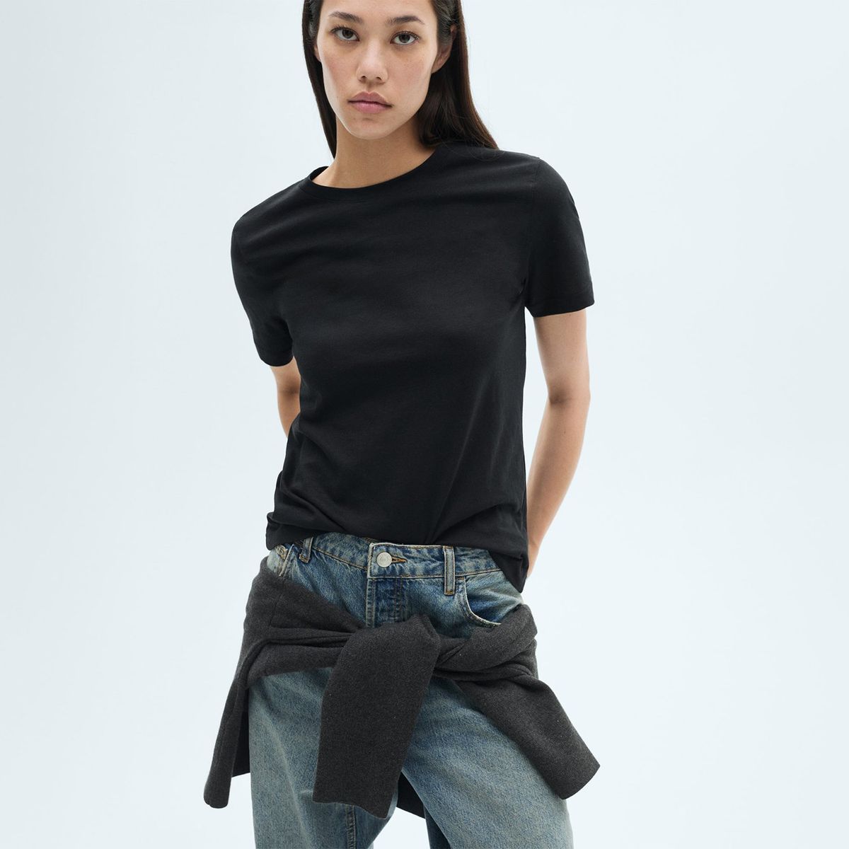 MANGO - Polo Manga Corta 100% Algodón Mujer Mango