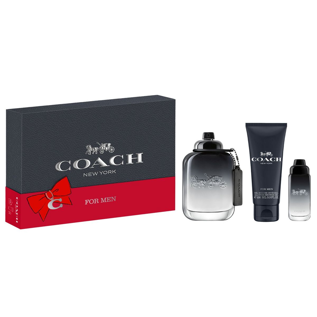 COACH - Set Coach Man Edt 100ml + Shower Gel 100ml + Edt 15ml