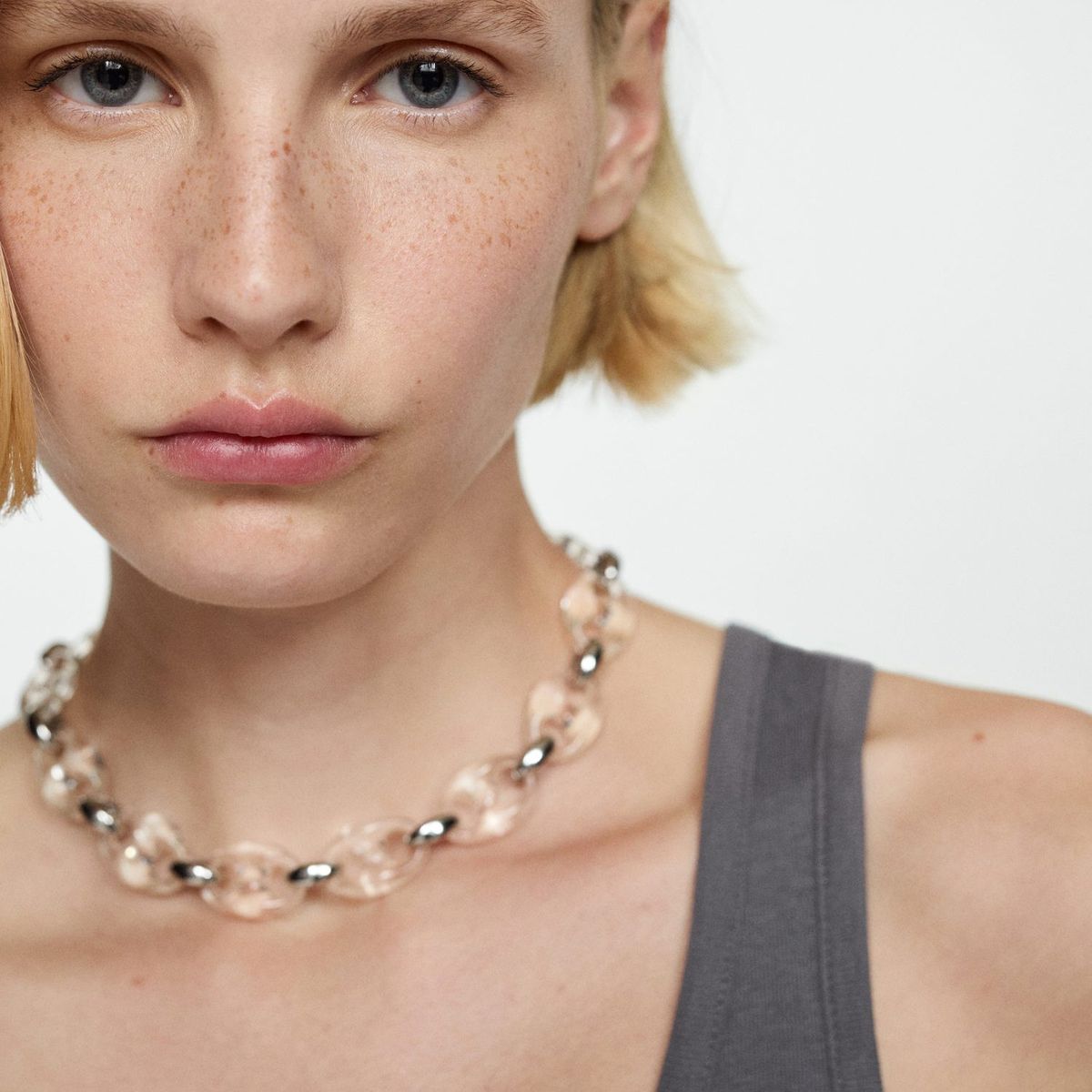 MANGO - Top Sin Mangas Mujer Mango