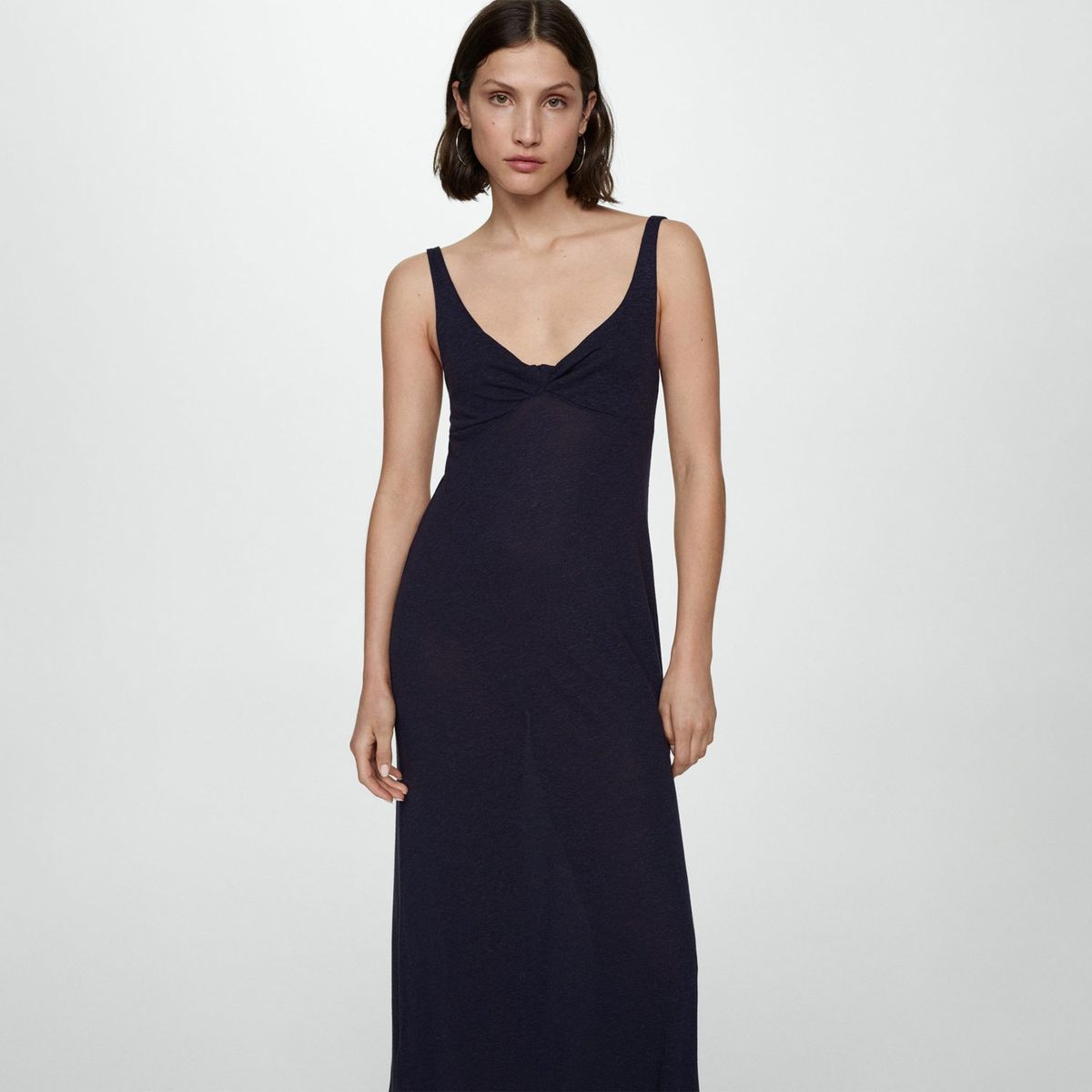 MANGO - Vestido Largo Casual Mujer Mango