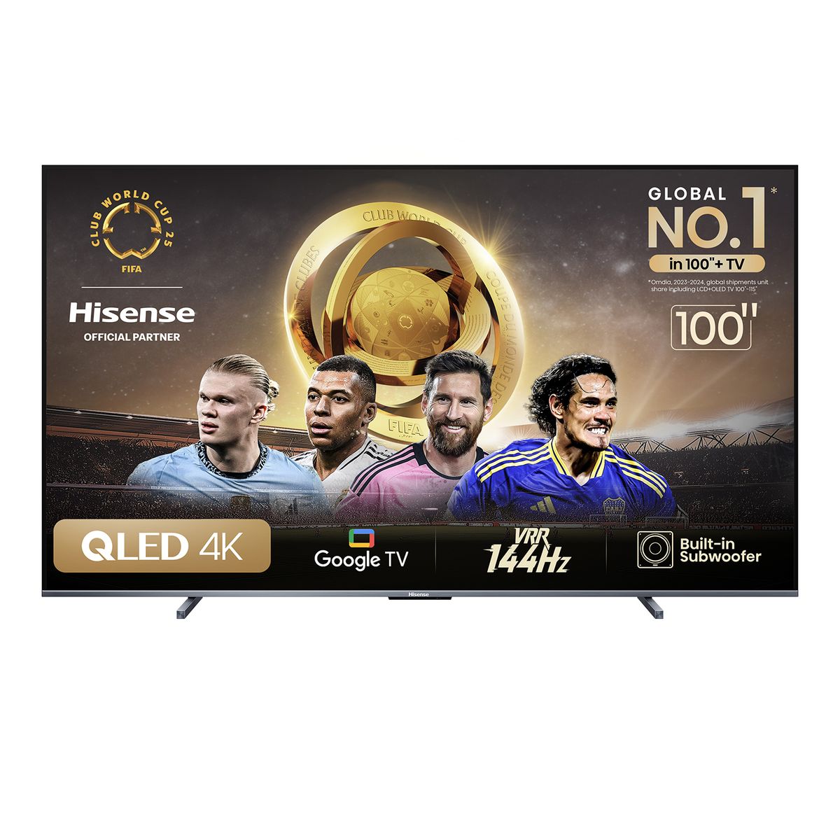 HISENSE - Televisor Hisense Qled 100" 100q7n 4k Google Tv