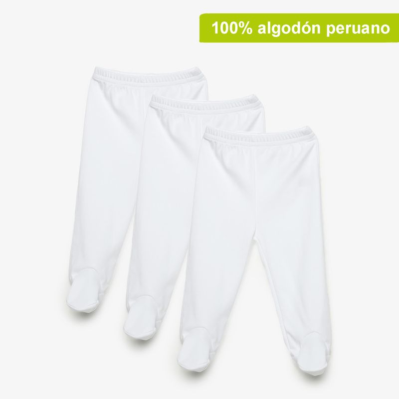 YAMP - Pantalón Bebé Niño Niña Pack X3 Algodón Yamp 