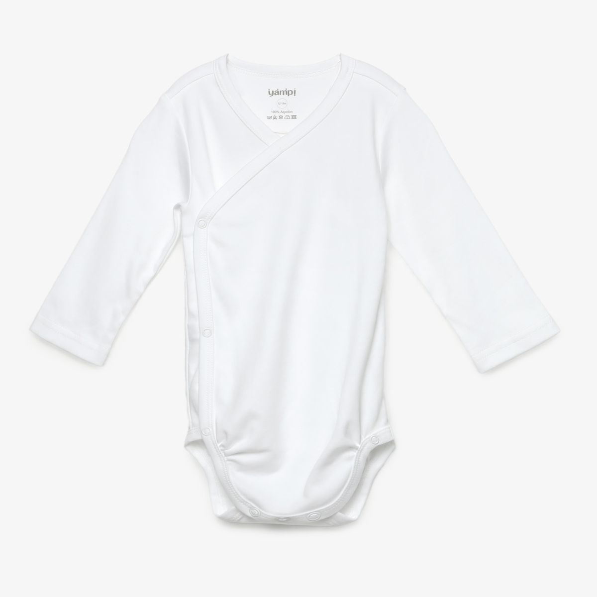 YAMP - Body Bebé Niño Niña Pack X3 Manga Larga Algodón Yamp