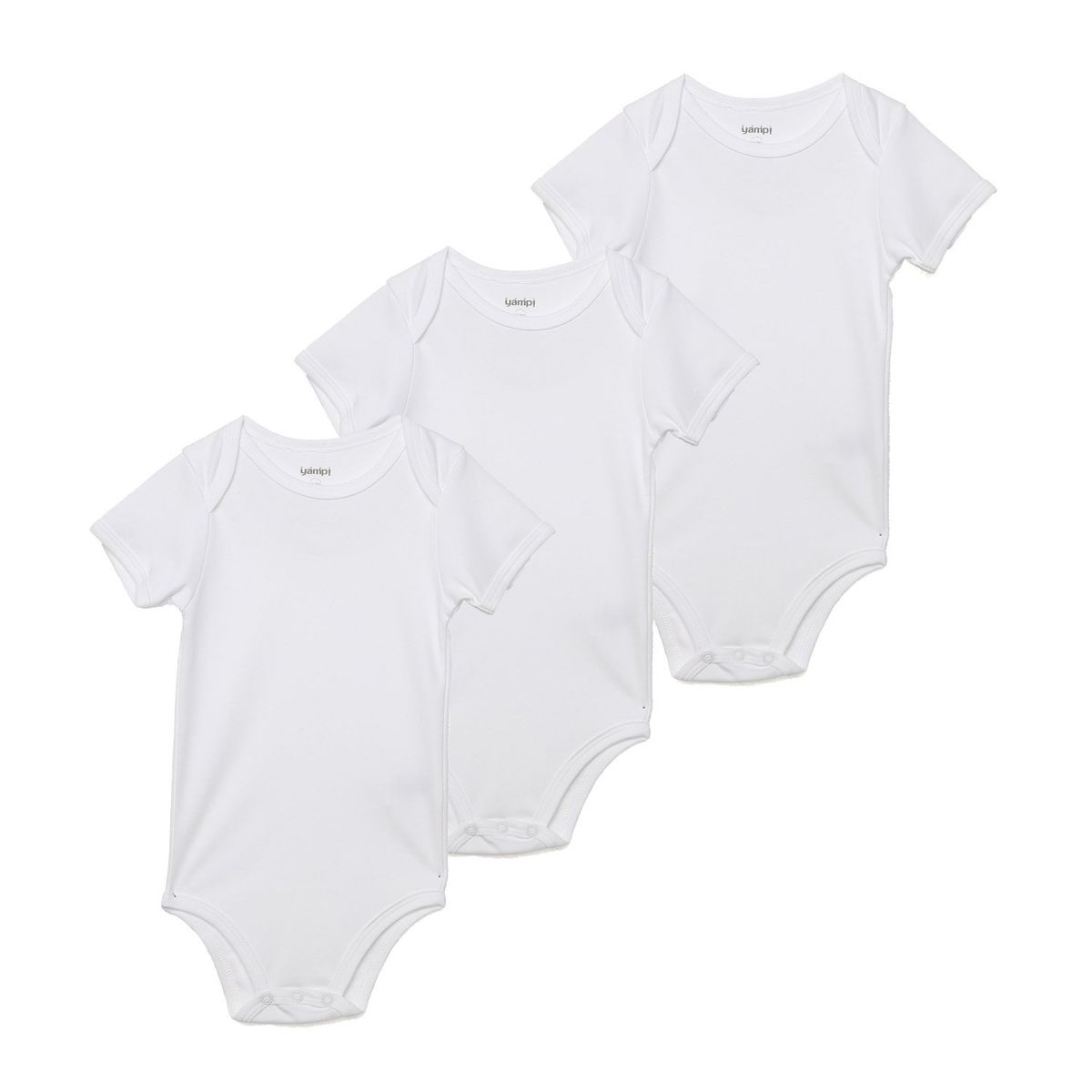 YAMP - Body Bebé Niño Niña Pack X3 Algodón Yamp